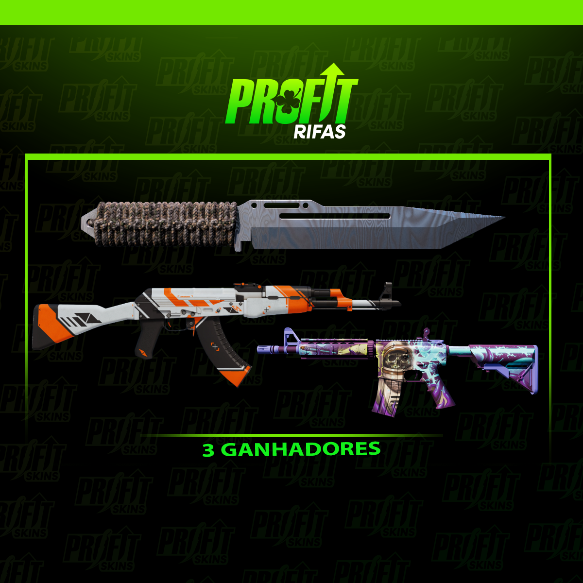 3 PREMIOS - KNIFE | AK | M4